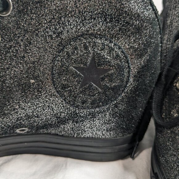 Converse All Star glitter Wedge Sneakers - Picture 5 of 12
